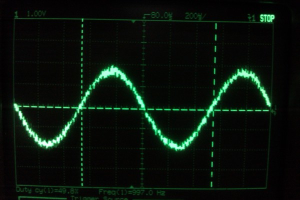 1khz sine wave. 192khz sampling